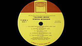 Video thumbnail of "Stevie Wonder - You And I (Tamla Records 1972)"