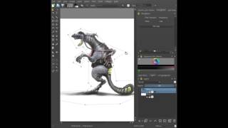 Krita Cage Tool Demo