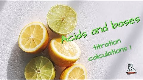 Titration calculations (level 1 - easiest!)