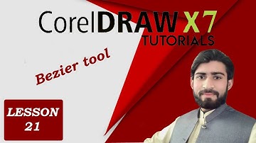 Corel Draw X7 Tutorials in Urdu Hindi part 21 bezier tool | by zain yousaf | computer instructor