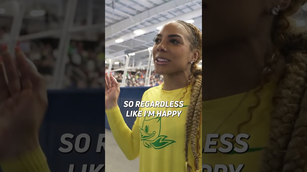🦆Jadyn Mays scored a crucial 16 points for Oregon as the team ran away with the title.#NCAAIndoors