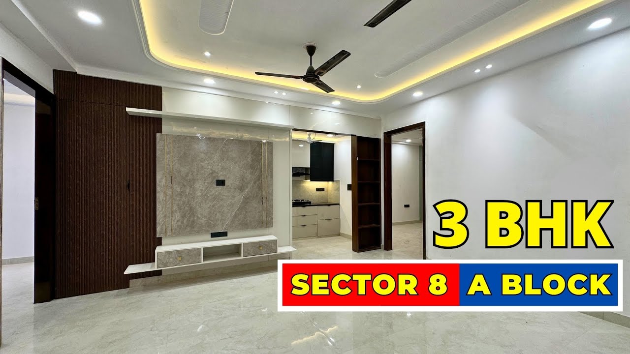 🔥Best Location | 3 Bhk DDA Approved Builder Floor For sale in Sector 8 Dwarka, New Delhi 
