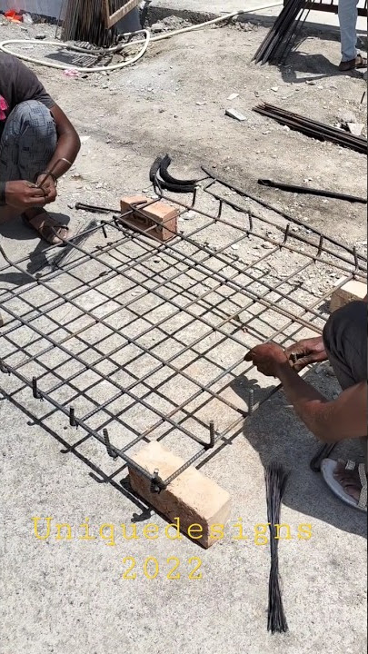 Footing Jali | 10 mm x 10mm bar | Jali kaise Banae #construction #sterl @Uniquedesigns2022