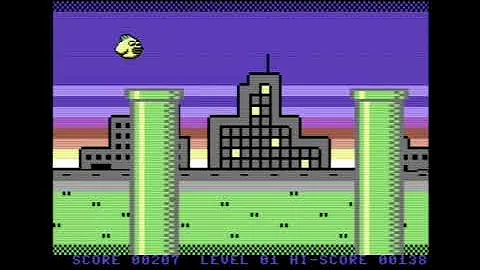 C64 Game: Flangry Bird 101 (GamePlay) by  Phaze101! 22 October 2020!