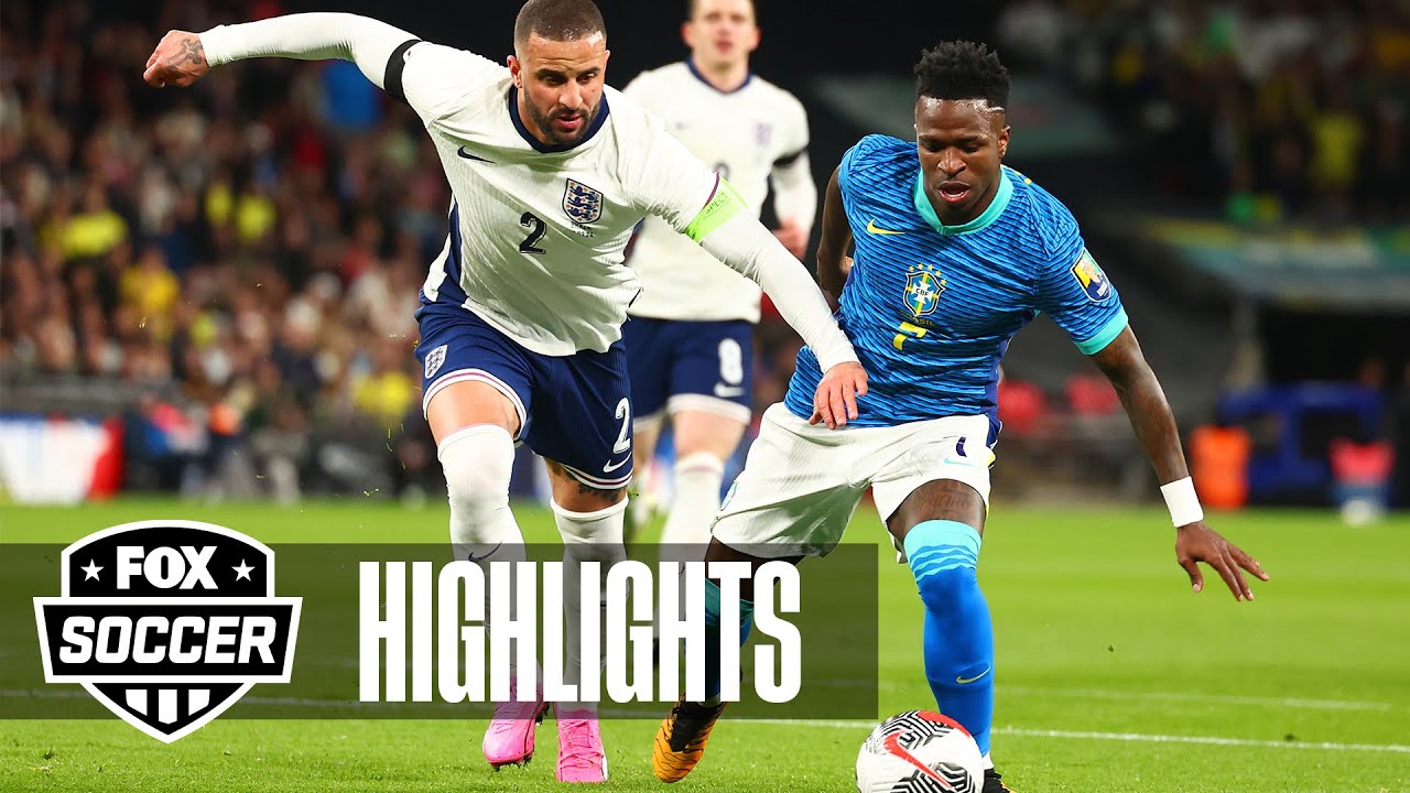 Goals ad Highlight: England 0-1 Brazil in International Friendly Match