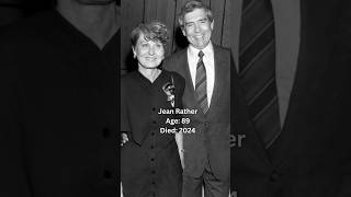 Jean Rather Was The Wife Of CBS Anchor Dan Rather🕊️#jean #dan #fy #shorts #cbs #family #love