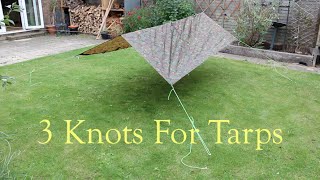 Knots for Tarp SetUp