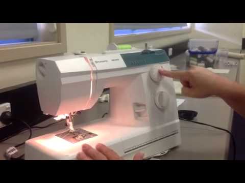 Setting the Sewing Machine for Straight Stitch