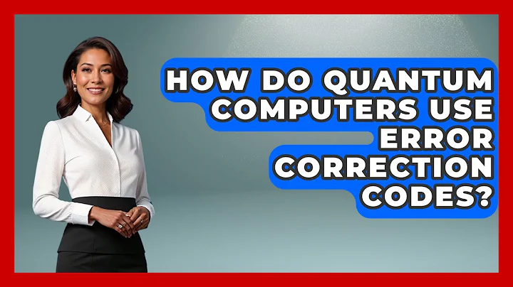 How Do Quantum Computers Use Error Correction Codes? - Quantum Tech Explained