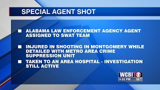 Alabama special agent shot during an incident on Longleaf Montgomery Drive