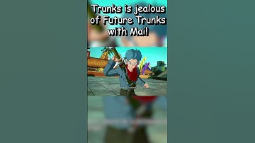 TRUNKS IS JEALOUS OF FUTURE TRUNKS WITH MAI IN DRAGONBALL SPARKING ZERO! #shorts #dragonball