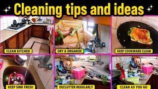 How to keep your kitchen neat clean and organized | Kitchen cleaning ideas in Summer #homemakervlogs
