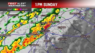 First Alert Forecast: Mild and muggy tonight before storms return Sunday