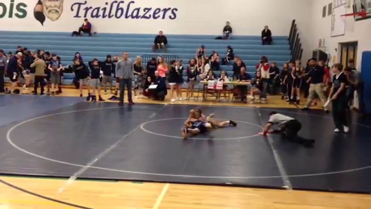 Boise School District Junior High Wrestling Meet at Les Bois JH 75 to 85lbs YouTube
