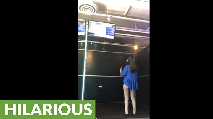 Mom tries VR for the first time, has epic reaction