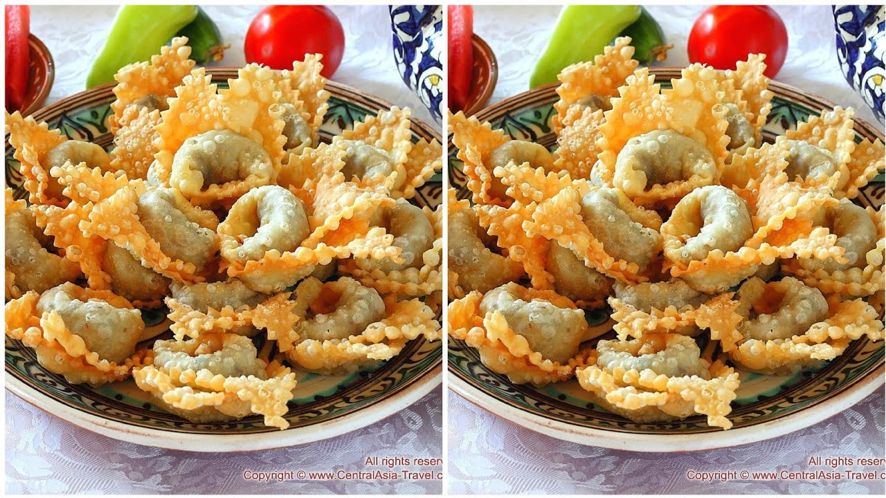 QOVURMA CHUCHVARA  TAYYORLASH! 👍 ЖАРЕННЫЕ ПЕЛЬМЕНИ👍 retsept-uz!