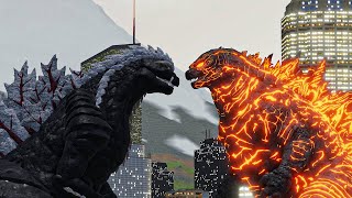 New Thermo Godzilla Vs Godzilla Ultima (Roblox Kaiju Arisen)