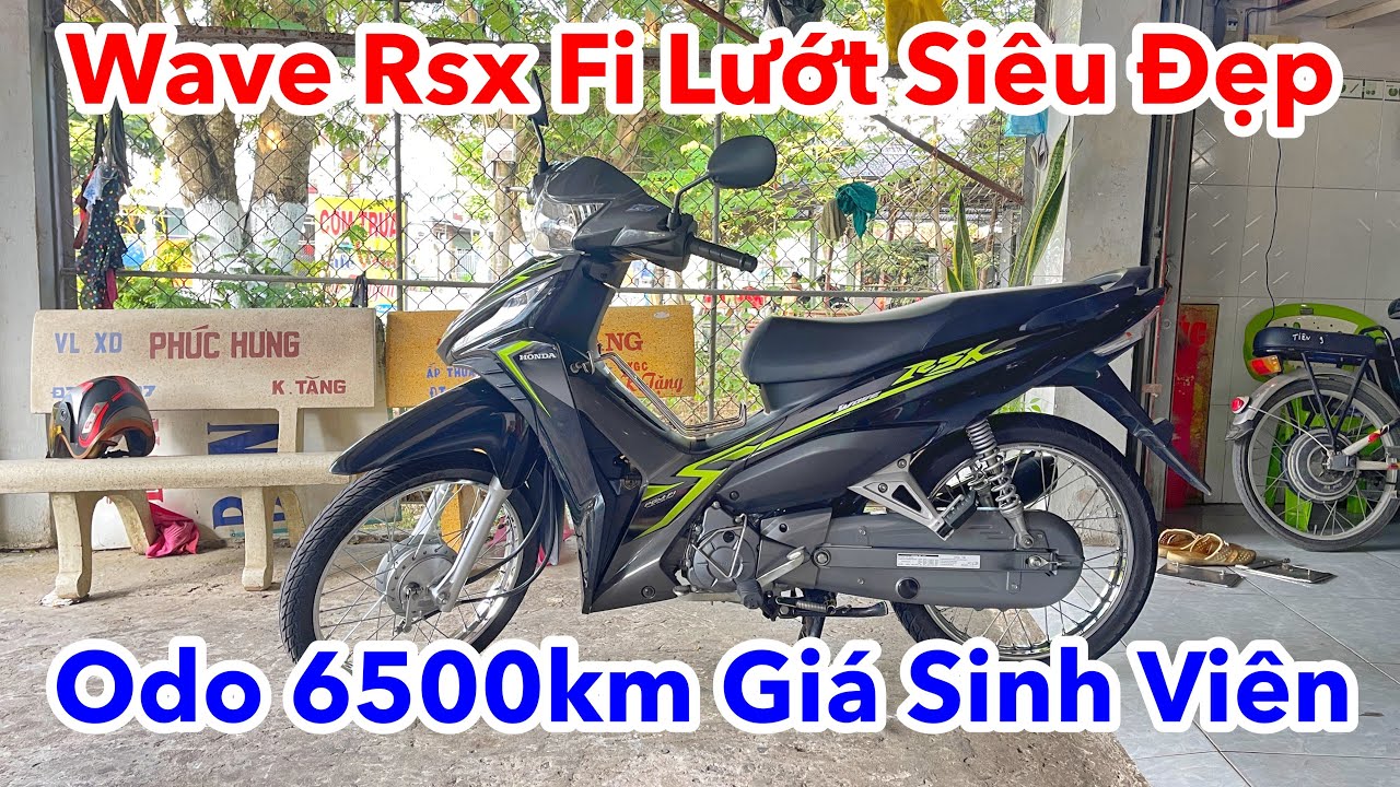 Bán Xe Wave Rsx Fi Cũ Siêu Lướt Odo 6500km Siêu Đẹp... - youtube