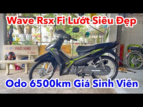 Video Bán Xe Wave Rsx Fi Cũ Siêu Lướt Odo 6500km Siêu Đẹp... - youtube