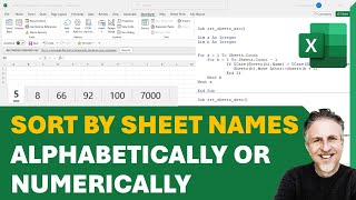 How to Sort Worksheet Tabs Alphabetically or Numerically | VBA Macro to Sort by Sheet Name