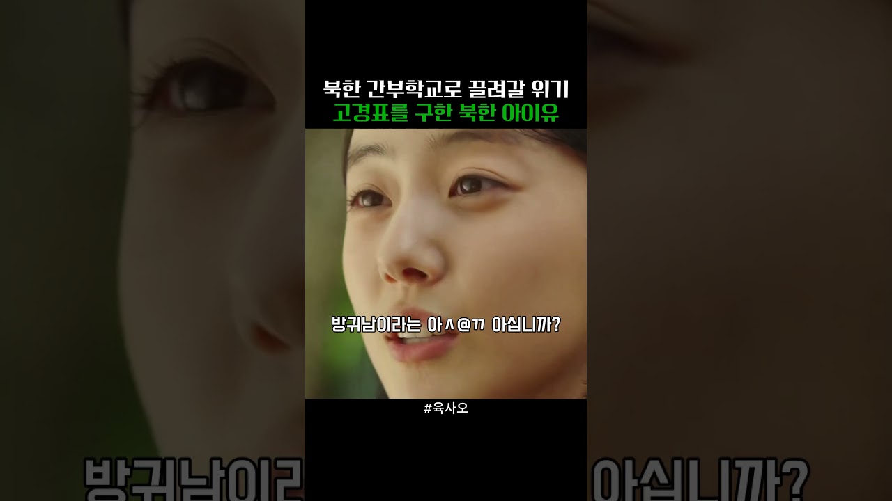 북한 간부학교로 끌려갈 위기 고경표를 구한 북한 아이유