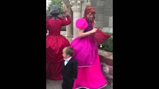 Details Maddox and Anastasia's magical moment, glass slipper and all! Update