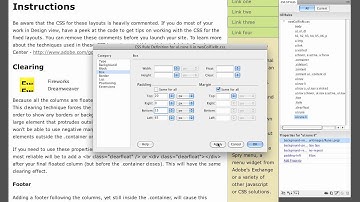 Dreamweaver CSS Sprites
