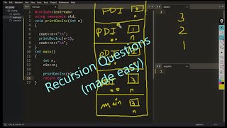 Recursion | Print Decreasing Increasing | Is Array Sorted | DSA Advanced | (in Hinglish)