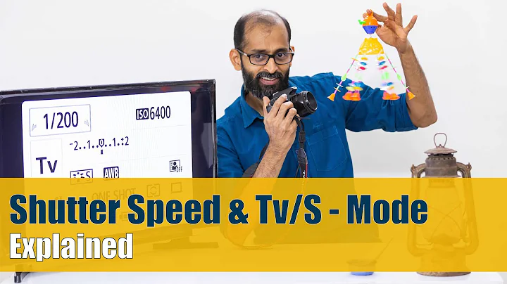 Shutter Speed and Tv / S Mode in DSLR / Exposure Compensation in Tv Mode Explained