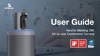 Nexigo Meeting 360 Gen 2 Smart Aio Video Conference Camera, Instruction