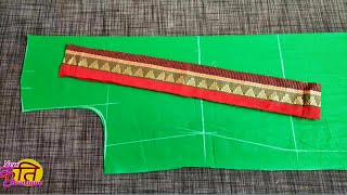प्लेन कुर्ती में जबरदस्त नैक डिज़ाइन, Very stylish and trendy kurti neck design cutting & stitching