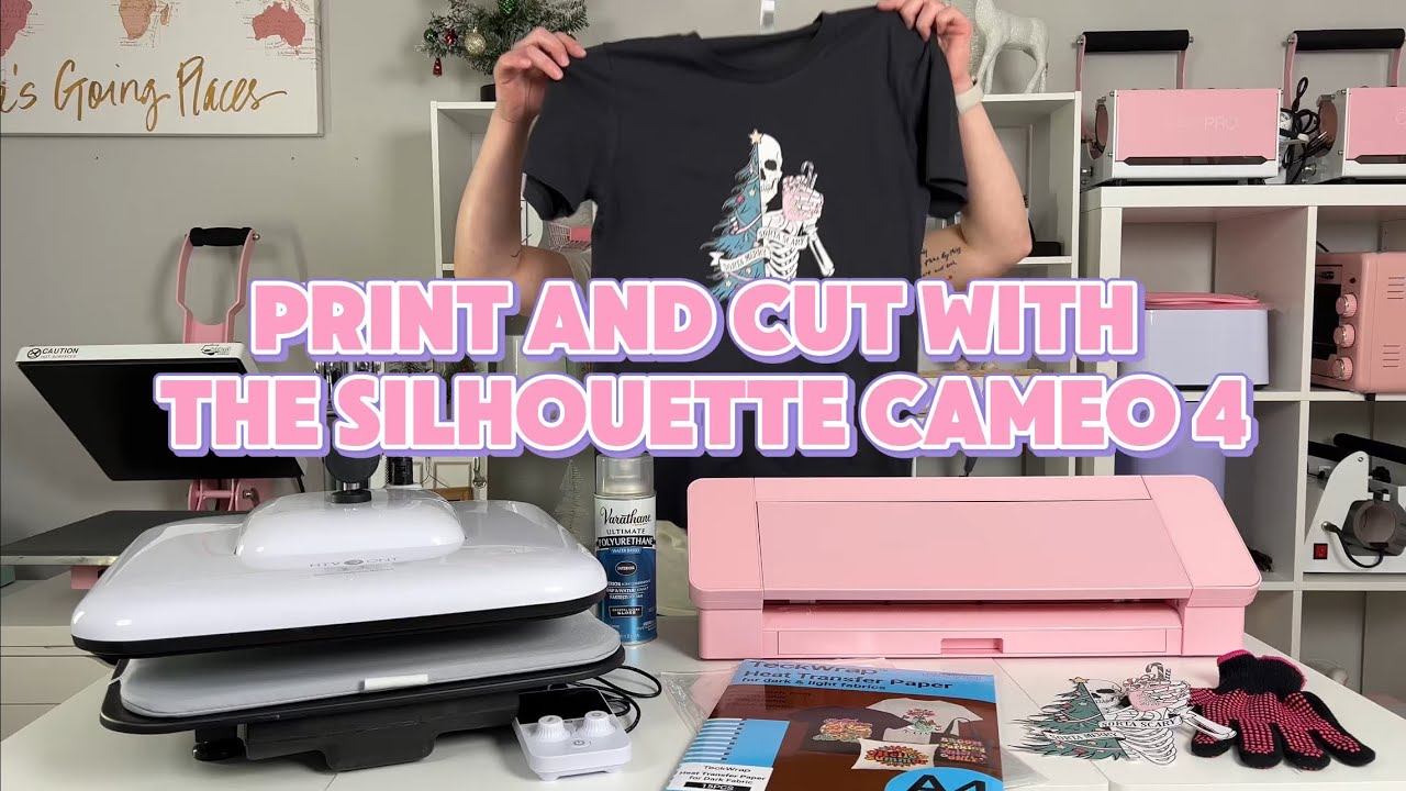 Print and Cut With the Silhouette Cameo 4 - YouTube