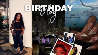 19TH BIRTHDAY VLOG ᥫ᭡ | bae cation , airport , jet ski , shopping , hauls , club + exploring !
