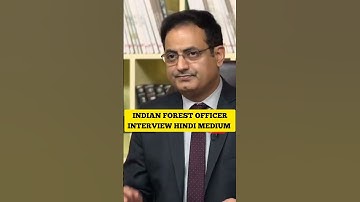 Indian Forest officer interview | ifos hindi medium interview |ifos interview| Agriculture optional
