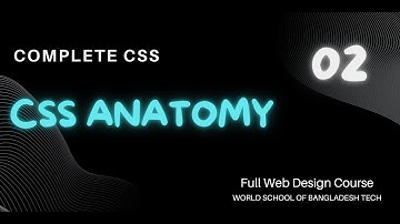 Lesson 2 | The Anatomy of CSS | Web Design Full Course