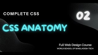 Lesson 2 | The Anatomy of CSS | Web Design Full Course
