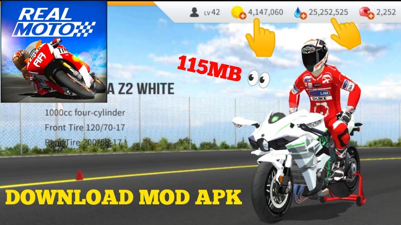 Real Moto Game download Mod apk 115MB unlimited coins 🤑 YouTube