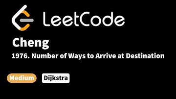LeetCode 1976. Number of Ways to Arrive at Destination