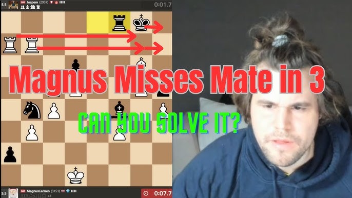 Carlsen misses mate-in-3 in Pro Chess League drama