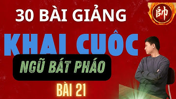Bài 21 : Ngũ Bát Pháo - Chiến thuật dụng Pháo kinh điển - 30 bài giảng MR Bill cờ tướng