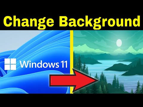 How To Change Desktop Background image in Windows 11 - Tutorial - Quick Tech Tips 2022