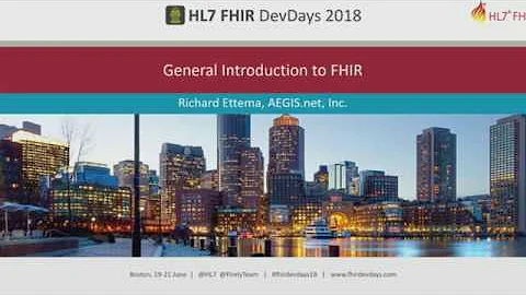 Richard Ettema - A General Intro to FHIR | DevDays...