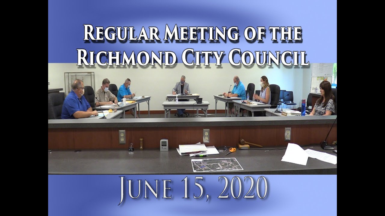 Regular Meeting of the Richmond City Council on June 15, 2020 YouTube