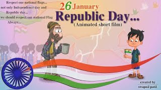 REPUBLIC DAY🇮🇳 /independence day/Animation story/26 January animation/cartoon story moral