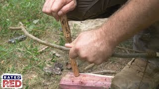 How to Start a Fire Using a Bow Drill