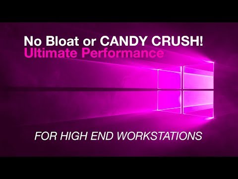 New Windows 10 Pro for WORKSTATIONS - ULTIMATE PERFORMANCE Windows 10 April 2018