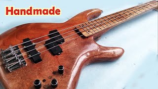 hand made bass guitar modification restoration | upgrade & build