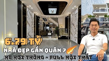 💥 NHÀ ĐẸP GẦN QUẬN 7 | Căn Duy Nhất Đường Xe Hơi Full Nội Thất Chỉ 6.79 Tỷ – Gần Phú Mỹ Hưng