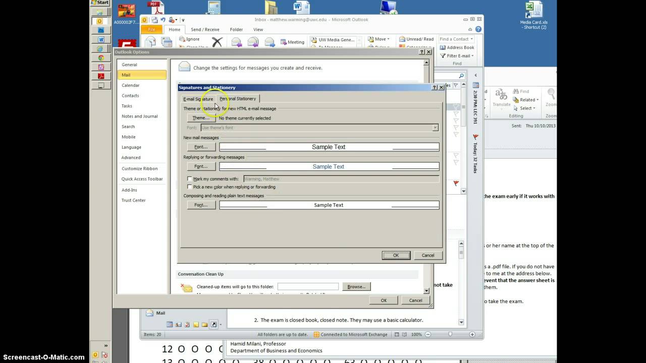 Change Font size In Outlook YouTube