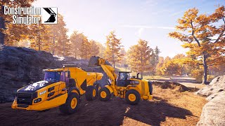 ПРОКЛАДЫВАЕМ ЛЕСНУЮ ДОРОГУ В CONSTRUCTION SIMULATOR